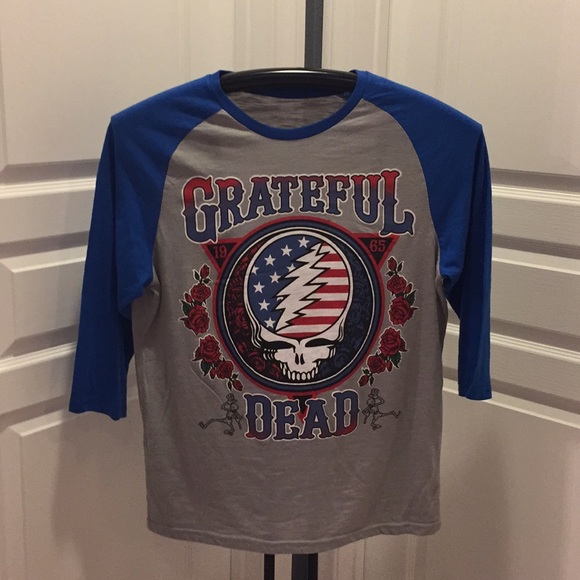 grateful dead baseball shirt